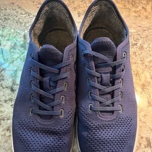 Peter Millar Navy Knit Sneakers